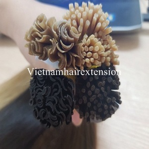 Precio de Fábrica, Cabello Remy Rubio de Venta Caliente, Punta Plana, 100% Cabello Virgen Vietnamita, Liso Sedoso, Pre-Adherido - Product Image 4