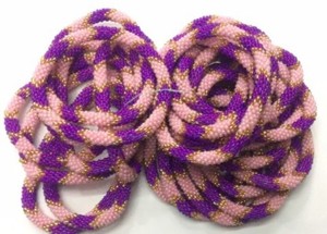 Pulsera de cuentas de cristal rosa pastel Elegante toque elegante en brazaletes de moda - Product Image 2