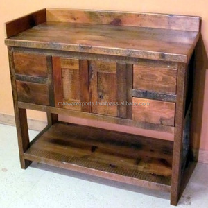 Cajones de madera maciza recuperada de estilo antiguo Muebles para el hogar de uso general para sala de estar - Product Image 5