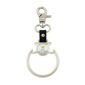 Portable Golf Accessory Keyring Custom Golf Towel Ring