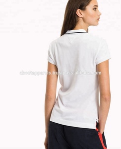 Polo manches courtes col en V, couleur unie, OEM, pour hommes, t-shirt personnalisé, vente en gros - Product Image 2