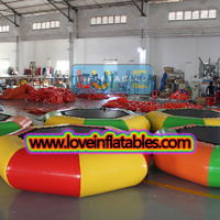 Plateforme de saut gonflable rembourrée Sungear, trampoline aquatique