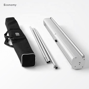 Biểu tượng tùy chỉnh in quảng cáo cuộn lên hiển thị đứng kỹ thuật số có thể thu vào biểu ngữ cho xúc tiến thương hiệu - Product Image 3