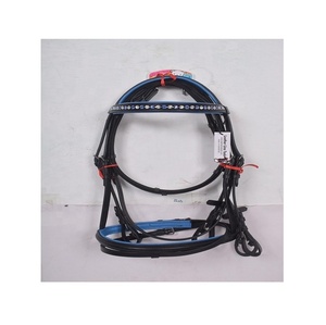 บังเหียนม้าหนังสีโรสโกลด์แบบตัดกลับซัพพลายเออร์อุปกรณ์เสริมอานม้าตะวันตก - Product Image 2