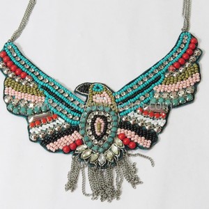 Collar de cuentas de semillas de joyería africana, joyería de cuentas Multicolor al por mayor - Product Image 3