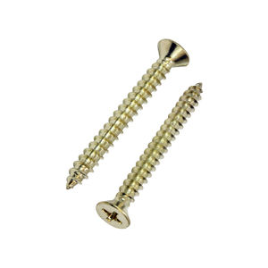 Tornillos de latón pequeños de cabeza plana empotrados en cruz de alta precisión de la mejor calidad de fabricación de confianza - Product Image 1