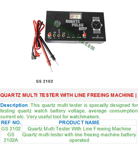 Quartz Multi Tester With Line Freeing Machine GS 2102 Jewelry <b>Repair</b> <b>Tools</b> - Product Image 2