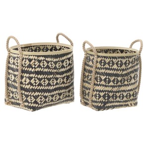 100% Handmade Craft Storage <b>Baskets</b> with Natural <b>Bamboo</b> Hot Collection No Minimum Quantity - Product Image 1