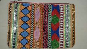 Estilo bohemio indio hecho a mano con cuentas diseñador embrague bandolera mujer elegante Boho noche compras fiesta bolsos de hombro - Product Image 5