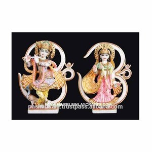 Hermosas Estatuas de Dioses y Diosas Hindúes Radha y Krishna - Product Image 1