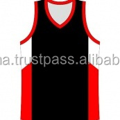 Camiseta de baloncesto para jóvenes al por mayor, uniforme de baloncesto de malla personalizado N. ° 1, uniforme de baloncesto con cuello en V, - Product Image 2