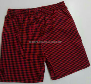 Boxer en coton pour hommes, short tissé, court à carreaux, OEM, vente en gros, tirupur en ligne - Product Image 2