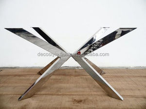 Base de oro de vidrio mesa de café - Product Image 3