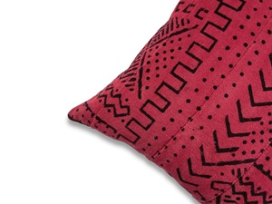 ปลอกหมอนอิงพิมพ์ลายบล็อคสีชมพูที่นิยมมากที่สุดปลอกหมอนอิงผ้าโคลนจากแอฟริกาที่ได้รับแรงบันดาลใจจากการตกแต่ง - Product Image 2