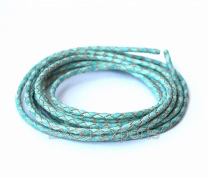 สายหนังวัวแท้คุณภาพระดับพรีเมียมสายหนังถักทำมือเครื่องประดับรองเท้าเข็มขัดกระเป๋าถืออุปกรณ์เสื้อผ้า - Product Image 2