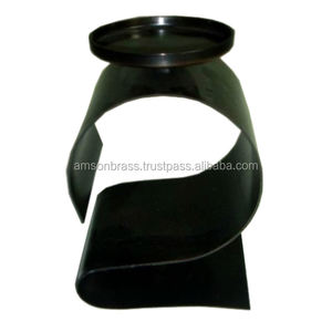 Bougeoir en fer noir fantaisie bougeoirs coniques simples bougeoir en métal décoration de Table de Restaurant - Product Image 1