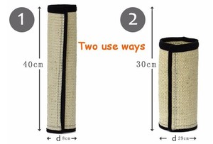 Tappetino Tiragraffi per Gatti Protezione per Gambe <span class=keywords><strong>di</strong></span> Tavoli Sedie Divani in Tessuto <span class=keywords><strong>di</strong></span> Sisal per Tiragraffi - Product Image 5