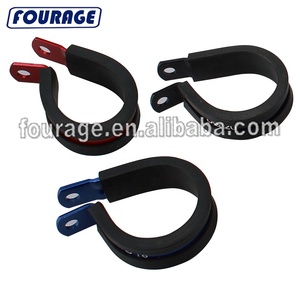 Collier de serrage en <span class=keywords><strong>acier</strong></span> inoxydable 304 Fourage, doublé de caoutchouc, <span class=keywords><strong>pour</strong></span> le montage de câbles, de tuyaux ou de fils - Product Image 4