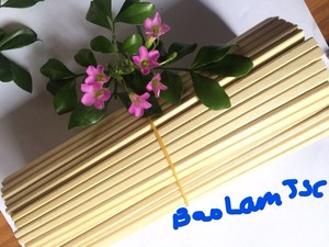 Palillos de bambú desechables hechos en Vietnam 21-24 cm palillos con logotipo cubierta de papel a granel - Product Image 2