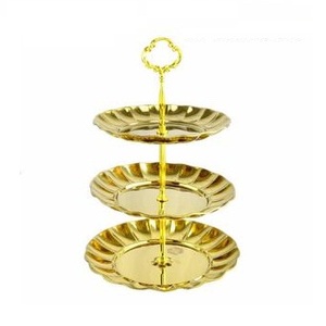 HOME DECORATIVE AMAZING BRANCH BRASS <b>3</b> <b>TIER</b> <b>CAKE</b> <b>STAND</b> WEDDING PARTY DECOR BRASS <b>3</b> <b>TIER</b> <b>CAKE</b> <b>STAND</b> - Product Image 6