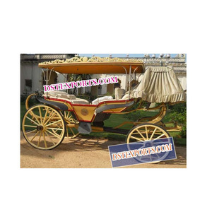 Buggy de caballo de paseo real, fabricante de carritos de estiramiento de caballo tradicional, nuevo diseño, románticos, a la venta - Product Image 1