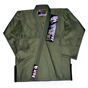 Kimono de Jiu-Jitsu Brasileño Verde 2022, Tejido Pearl Weave de 450 g/m² con Pantalón Ripstop - Product Image 5