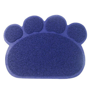 แผ่นปูรองเล่นสำหรับสัตว์เลี้ยง PVC กันลื่น,แผ่นปูรองกันลื่นลายกรงเล็บแมวพิษสำหรับให้อาหารแมวลูกสุนัข - Product Image 1