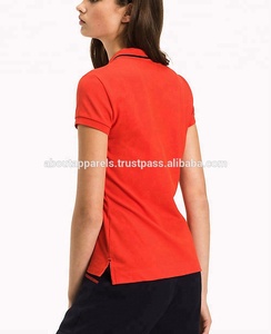 OEM Vente en gros 100% coton broderie logo femmes polo respirant personnalisé pas cher femmes - Product Image 3