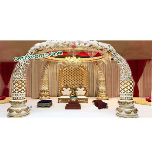 Elefante Mandap Última Boda Fibra Tronco Pilar Mandap Venta Hermosa Boda Elefante Colmillo Mandap Fabricante Evento Etapa Reino Unido - Product Image 1