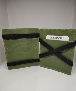 Cartera mágica corta unisex con función RFID, piel de vaca auténtica con cremallera y logotipo abierto y forro de poliéster funcional - Product Image 2