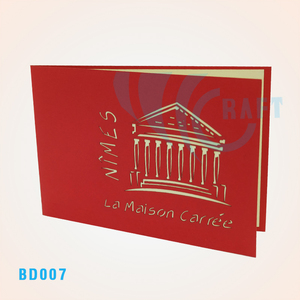 COLOSSEUM Architecture 3D Pop Laser Artisanat Meilleur Prix Conception Personnalisée Papier Carte De Voeux À La Main Vietnam Cadeaux Artisanat - Product Image 4