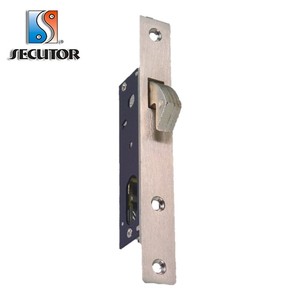 Serrure de porte coulissante de cylindre ovale de stile étroit/serrure de porte italienne - Product Image 4