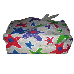GEOMETRIC PRINTED JUTE MINI HANDLED SHOPPING <b>BAG</b> From DELHI - Product Image 3