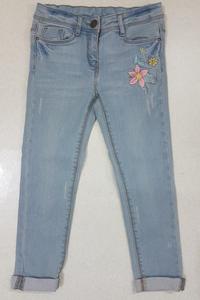 Pantalones vaqueros a la moda para niñas, Jeans de exportación 100%, prendas de vestir, stock - Product Image 2