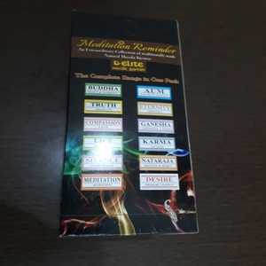 Bâtonnets d'encens collections faites à la main pack sreevani parfum bâtons d'encens 12 mélange arômes paquet cadeau d'Inde. - Product Image 5