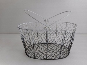 Panier à couverts rectangulaire en fil de fer noir et blanc pour la cuisine Panier de rangement en treillis métallique personnalisé pour articles de cuisine - Product Image 2