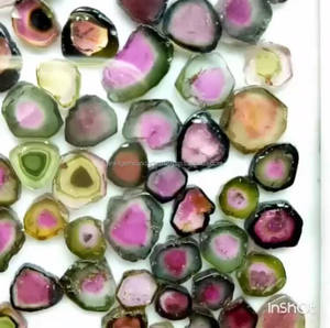 Pierres précieuses de tourmaline de pastèque naturelle - Product Image 4