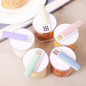 Wholesale 5pcs/set Plastic <strong>Spice</strong> <strong>Jars</strong> with Shaker Lids Candy Storage <strong>Jar</strong> - Product Image 3