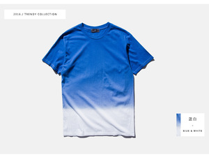 OEM Summer Custom 100% Cotton Short Sleeve O-neck Dip Dye <b>Tie</b> Dye T Shirt for <b>Men</b> - Product Image 5