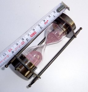 Sablier décoratif moderne en laiton, minuterie de sable en laiton Antique, boussole Marine, minuterie une heure ou commande en vrac - Product Image 3