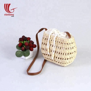 กระเป๋าฟางทรงต่างๆ สำหรับผู้หญิง/ กระเป๋าฟางทำมือพร้อมซับใน - Product Image 1