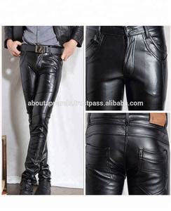 Pantalones de piel de oveja auténtica para fiesta, pantalón de cuero, estilo fetiche, punk, rock, hecho a medida, novedad - Product Image 4