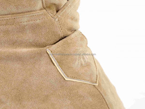 Pantalon de maternité allemand traditionnel brodé grande taille pour hommes Oktoberfest Kurz en cuir suédé confortable bavarois Lederhosen - Product Image 5