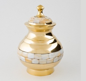 Fancy Metal American Style Human Urns <b>Ashes</b> Funeral Classic Cremation Urns Customized Size Handmade Durable Memorial <b>Keepsake</b> - Product Image 3