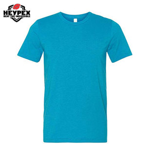Conçu sur mesure T-shirts décontractés à manches courtes pour hommes respirant tricoté col rond grande taille méthode de tissage non tissé vierge - Product Image 4