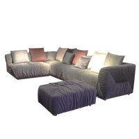 Ensemble de canapés en tissu pour salon, design tendance