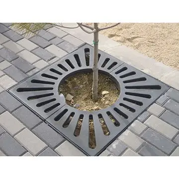 Ductile iron/cast iron tree grating