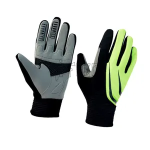 ถุงมือวิ่งน้ำหนักเบา หน้าจอสัมผัส ถุงมือกันลื่น ถุงมืออุ่นสำหรับการขี่จักรยาน ขี่จักรยาน กีฬา ขับรถ - Product Image 1