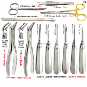 <b>Dental</b> Oral Surgery Extraction Elevator Premium Grade Instruments Set - Product Image 2