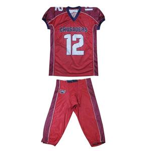 Haute qualité 100% Polyester jeunesse adulte Football américain uniforme respirant numéro personnalisé maillots grande taille Option personnalisé - Product Image 1